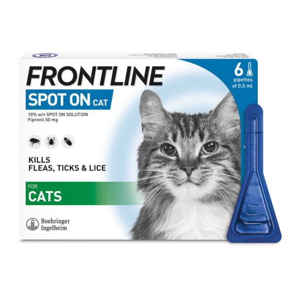 FRONTLINE Spot On Flea & Tick Treatment Cat - 6 Counts