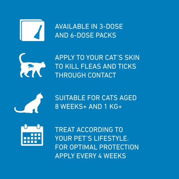 FRONTLINE Spot On Flea & Tick Treatment Cat - 6 Counts - Image 4